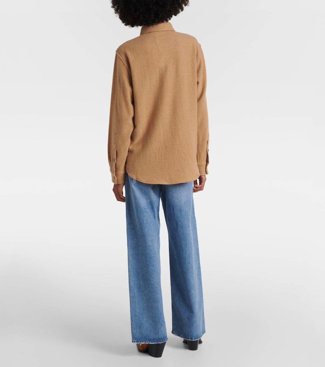 Bronze cashmere shirt | God's True Cashmere