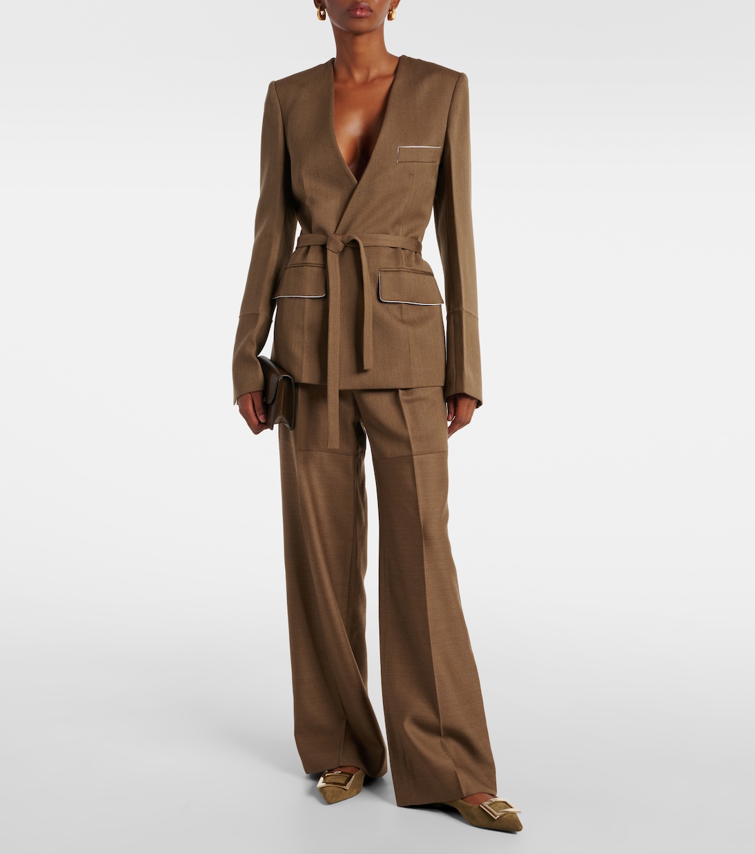 Gommettine Ball suede ballet flats | Roger Vivier