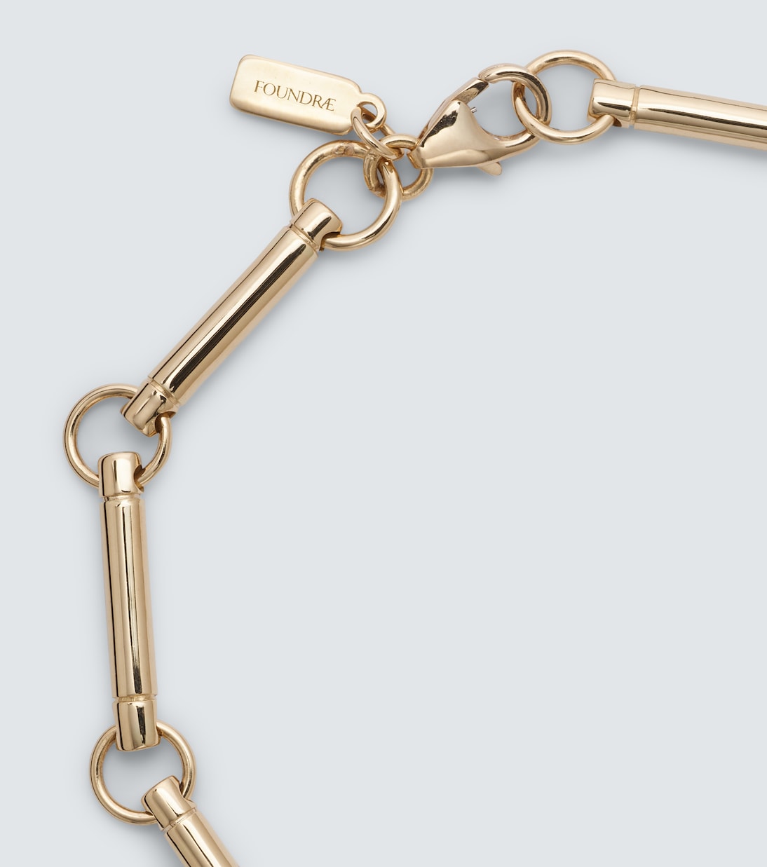 Karma 18kt yellow gold chain bracelet | FoundRae