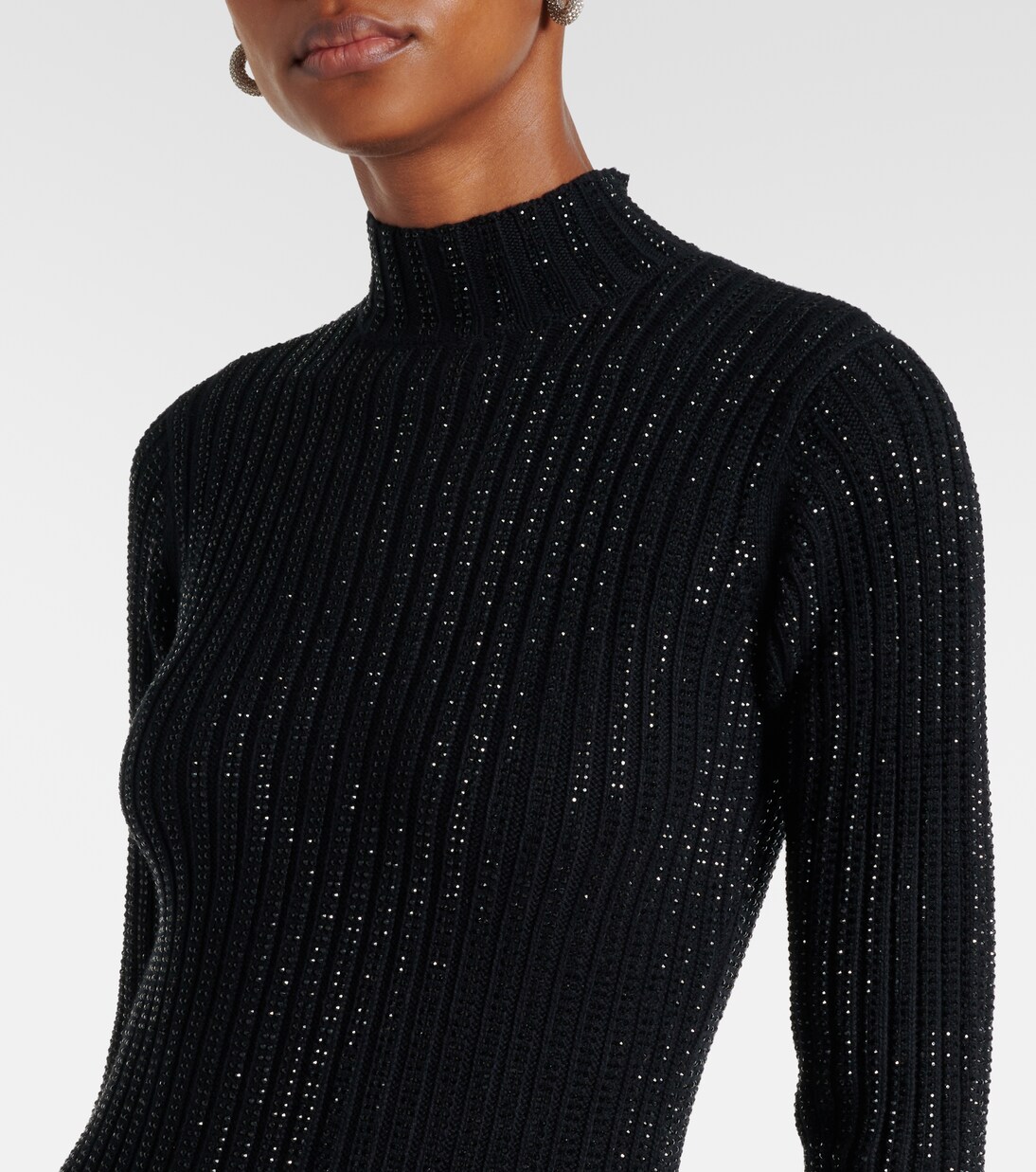 Verziertes Midikleid aus Baumwolle | David Koma