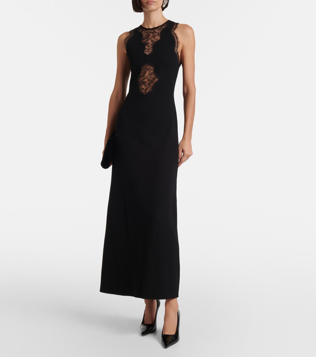 Lace-trimmed midi dress | Giambattista Valli