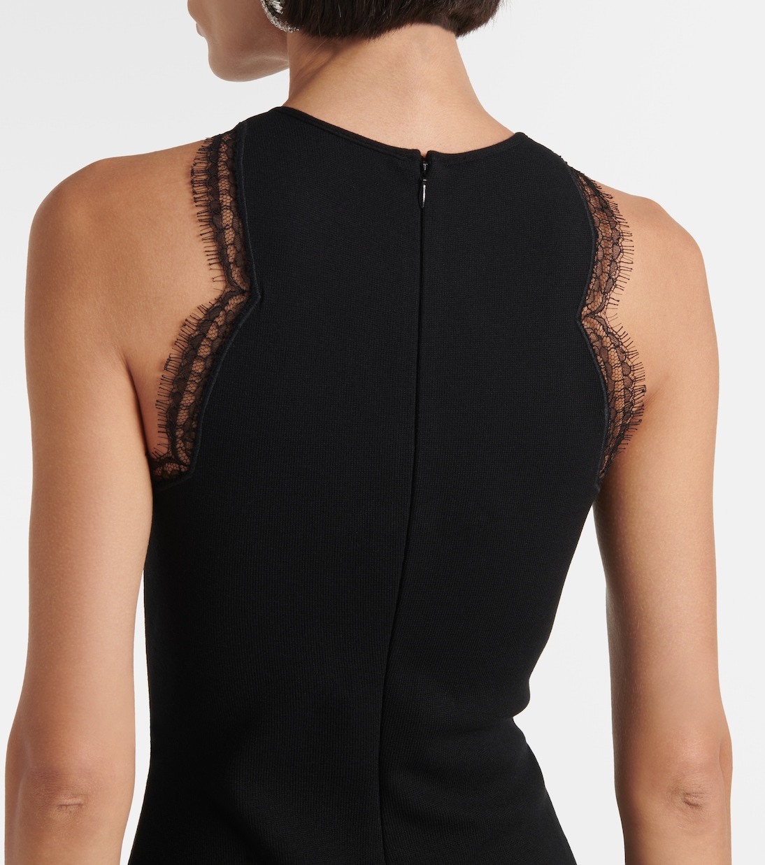 Lace-trimmed midi dress | Giambattista Valli