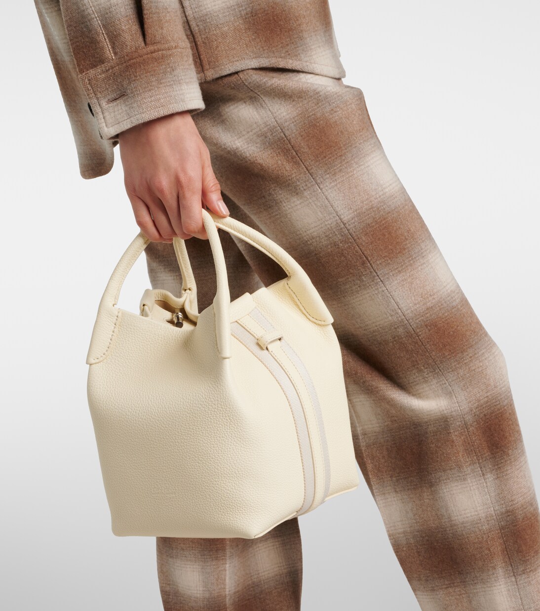 Schultertasche Bale Small aus Leder | Loro Piana