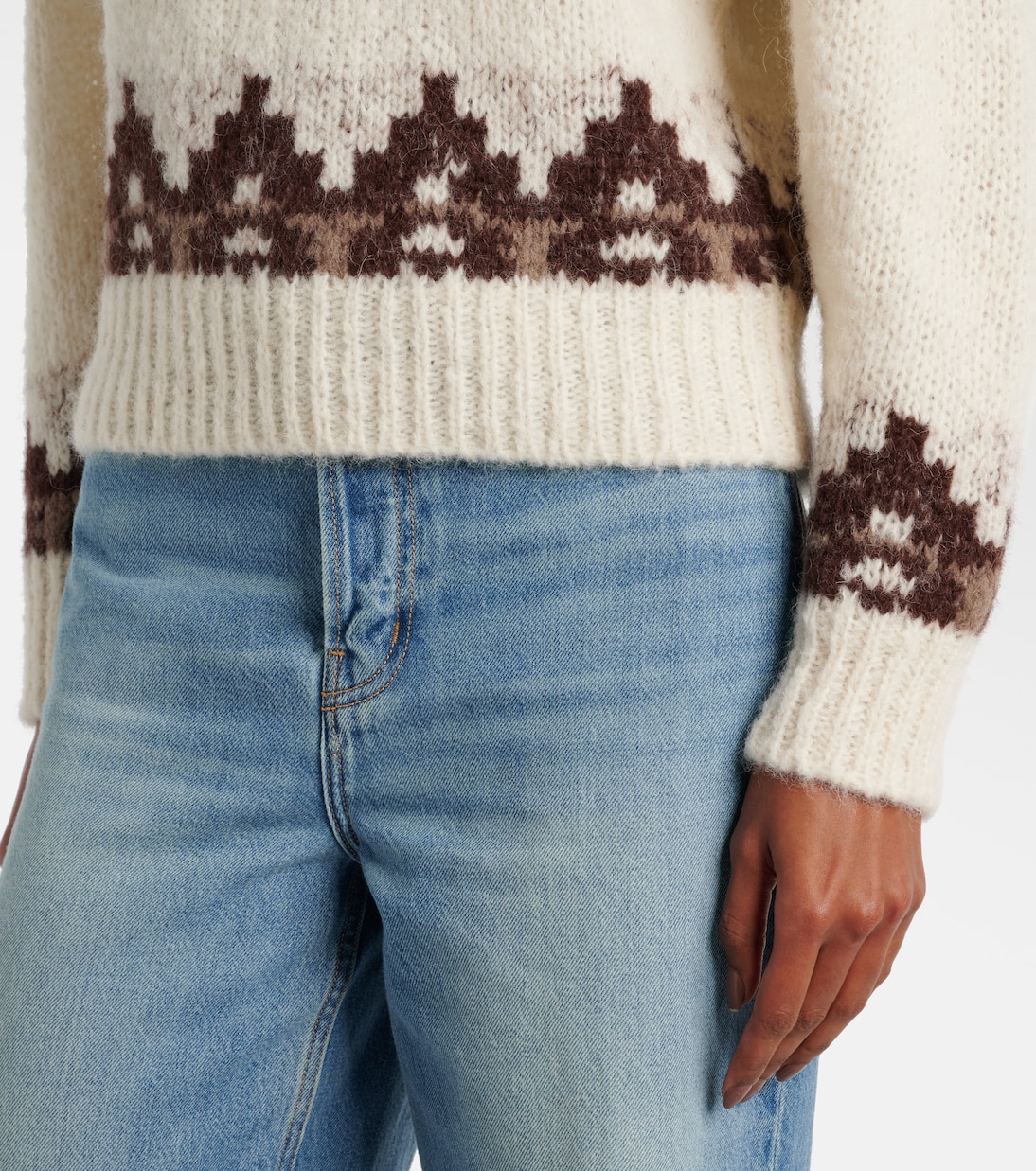 Pull en alpaga mélangé | Frame