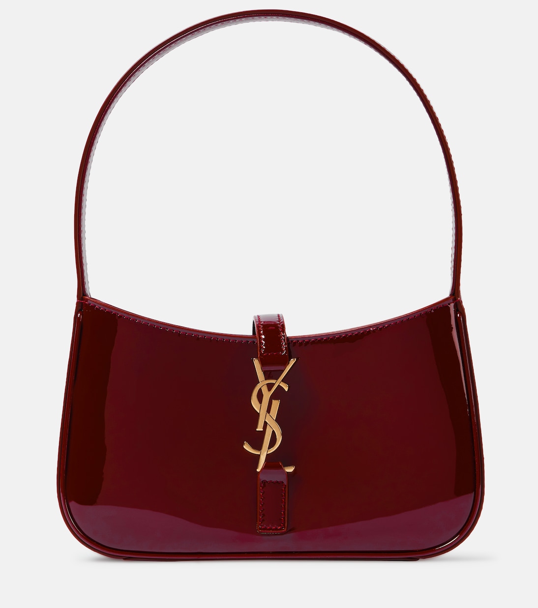 Schultertasche Le 5 à 7 Mini aus Lackleder | Saint Laurent