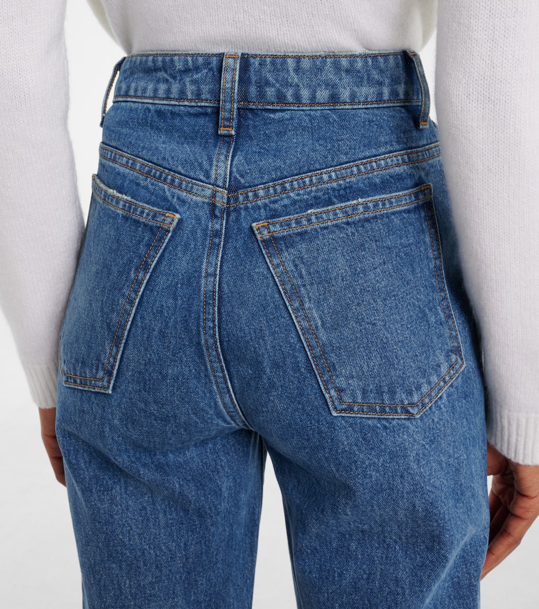 Jeans regular Danielle a vita alta | Khaite