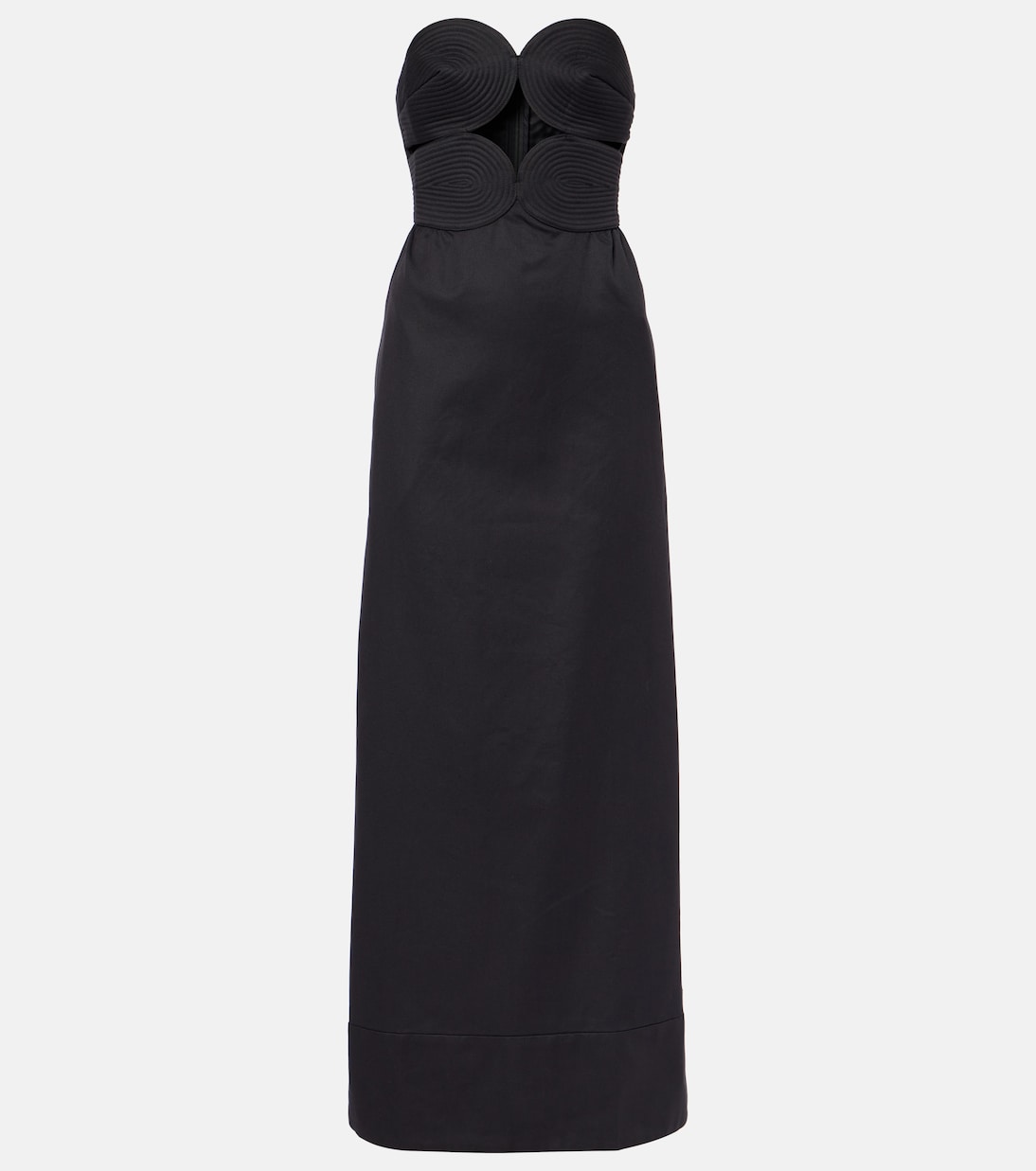 Abito lungo in misto cotone e lino | Adriana Degreas