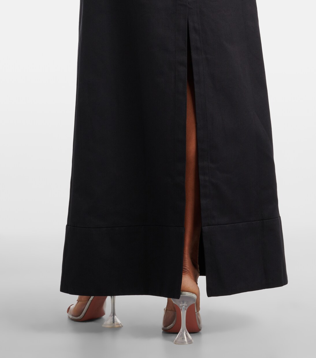 Abito lungo in misto cotone e lino | Adriana Degreas