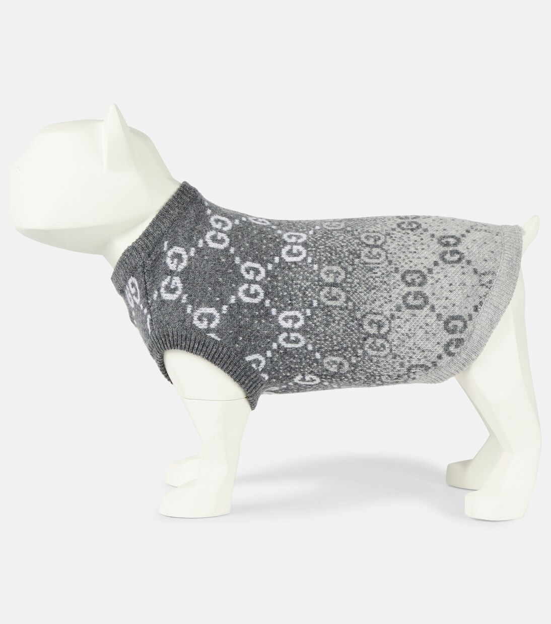 Wool jacquard dog sweater | Gucci