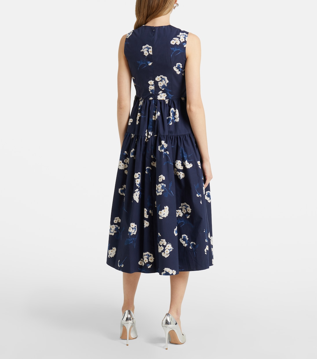 Midikleid aus Baumwolle | Erdem