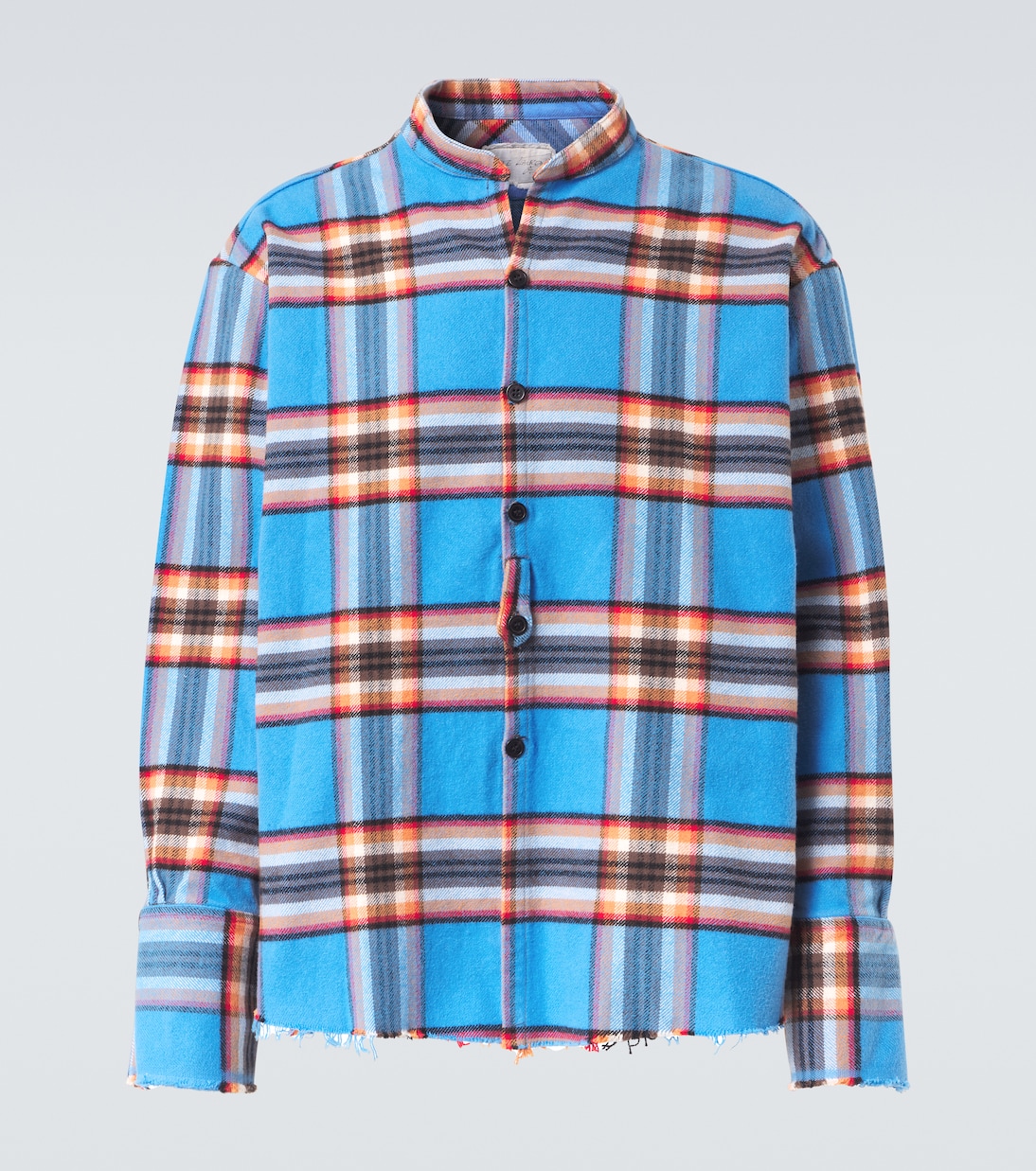 Plaid cotton shirt | Greg Lauren