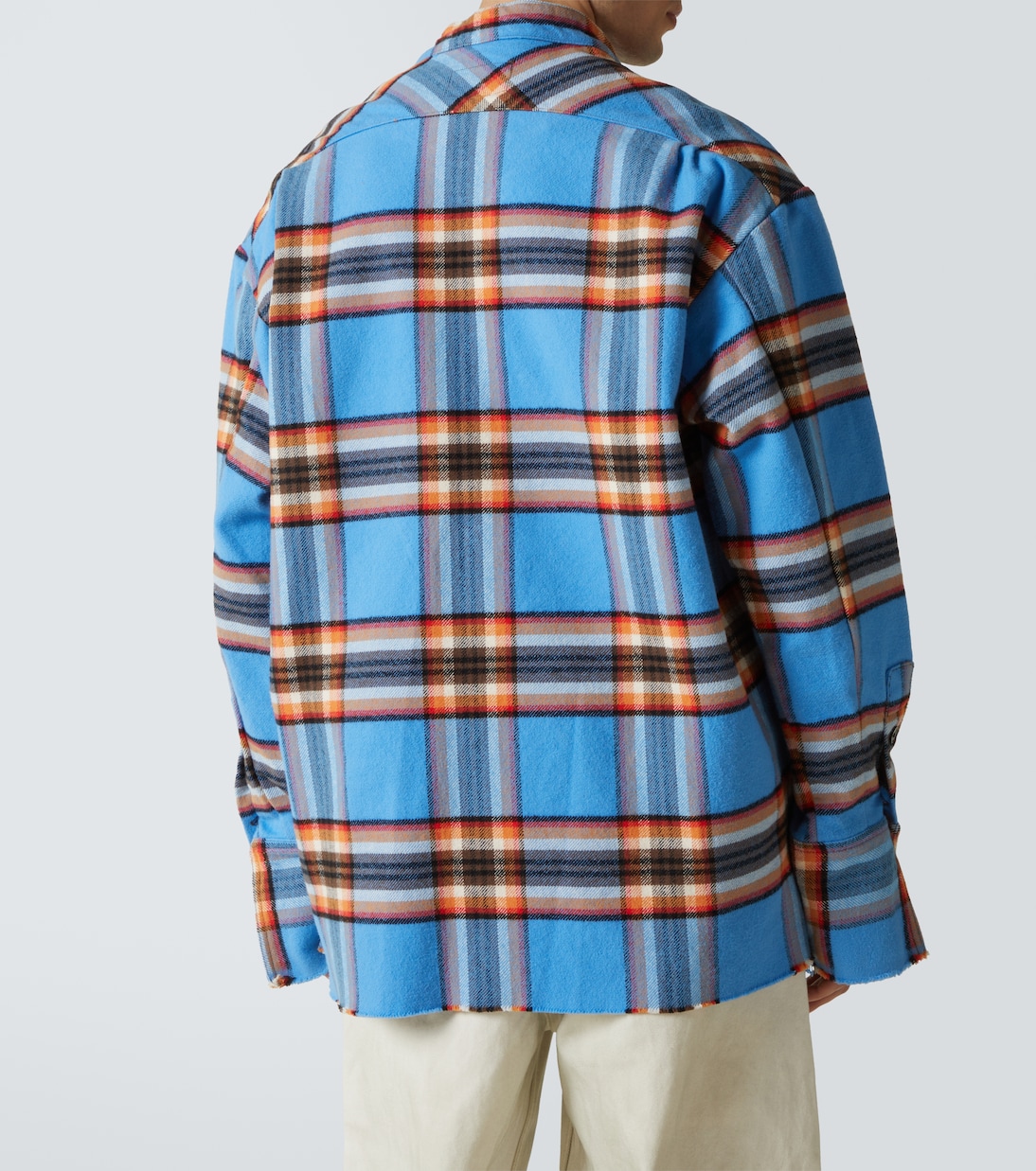 Plaid cotton shirt | Greg Lauren