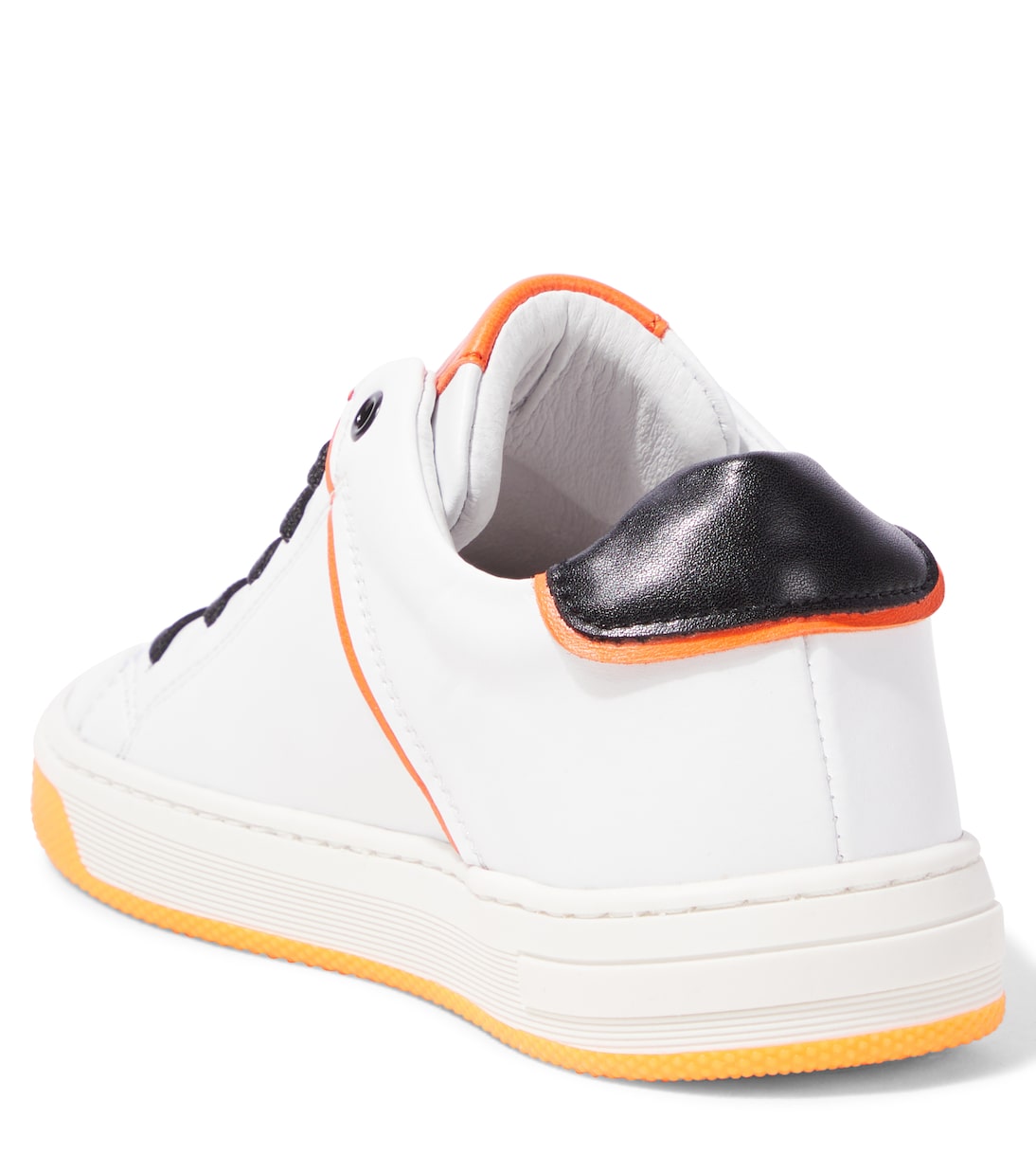 Logo leather sneakers | Balmain Kids