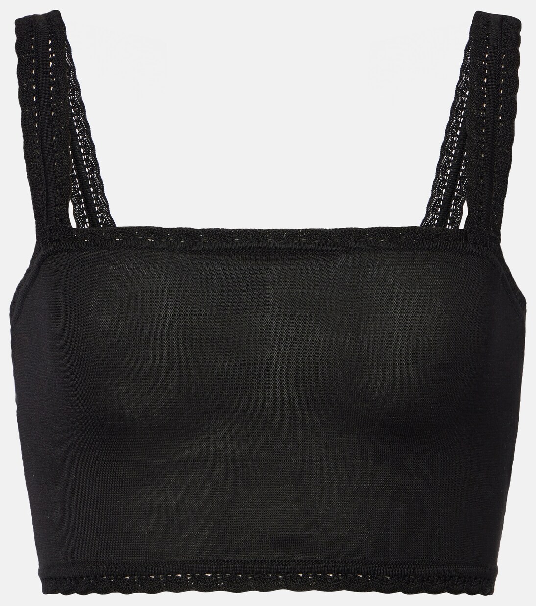 Knitted silk crop top | Dolce&Gabbana