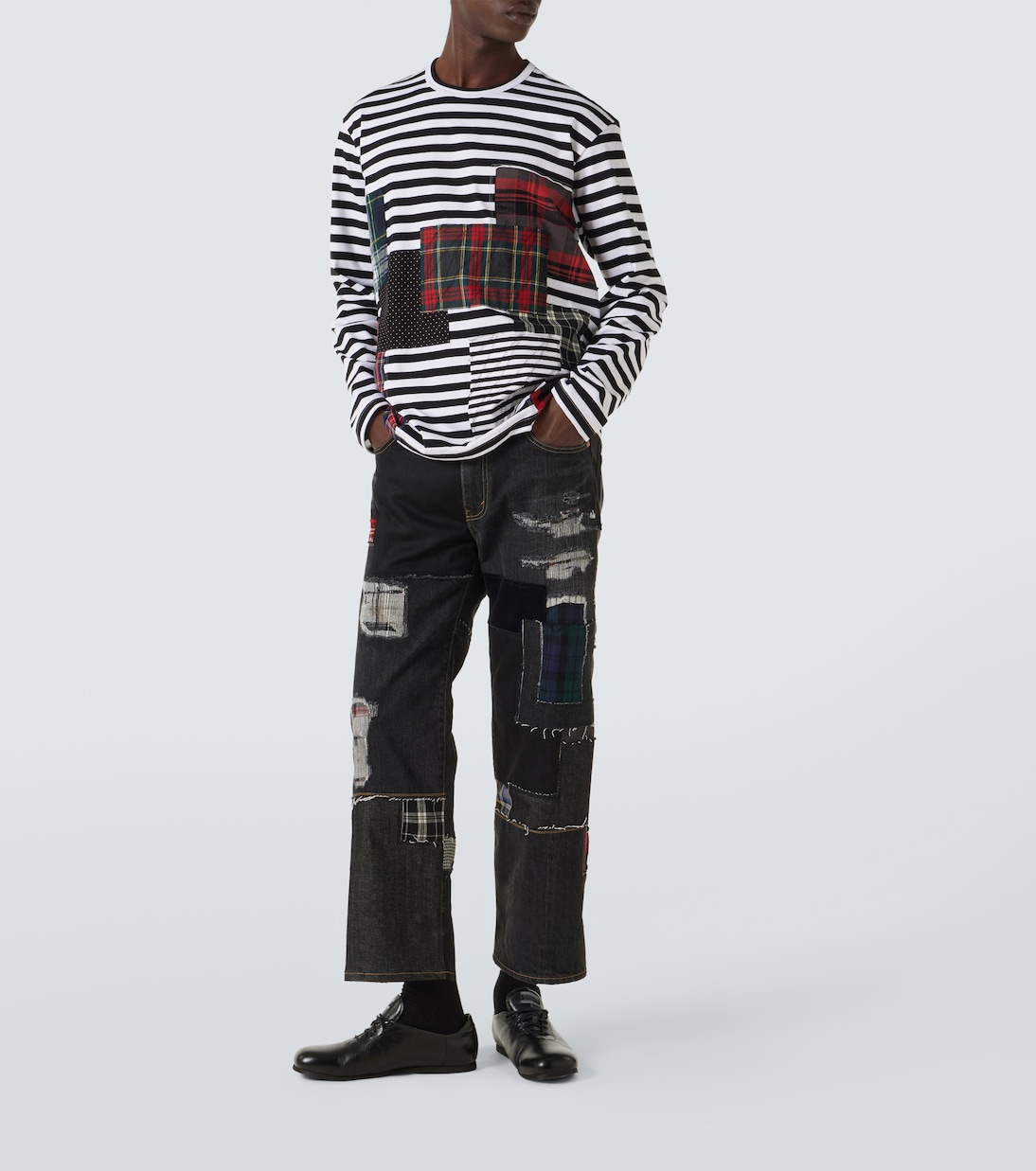 x Levi's® patchwork top | Junya Watanabe