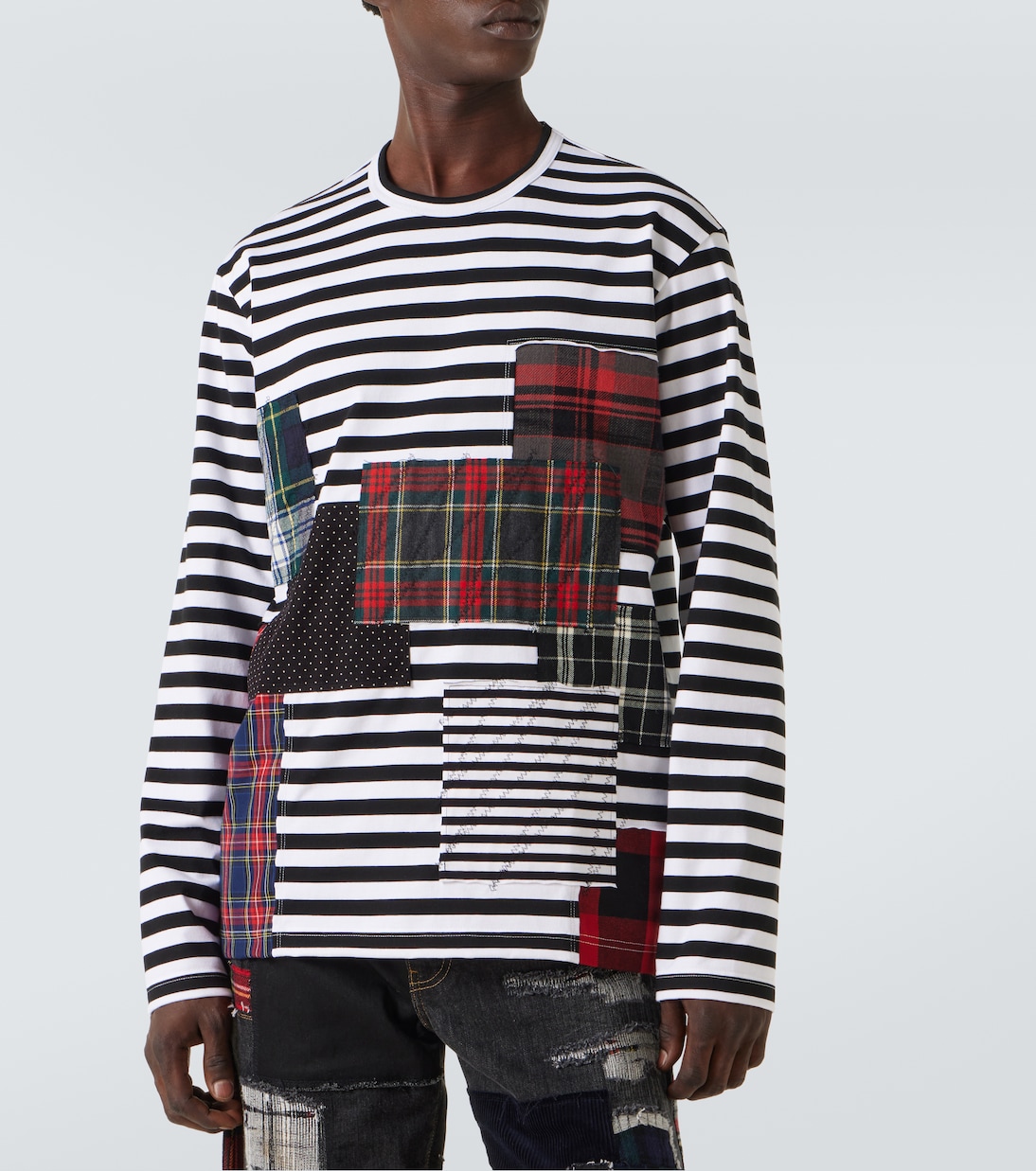 x Levi's® patchwork top | Junya Watanabe