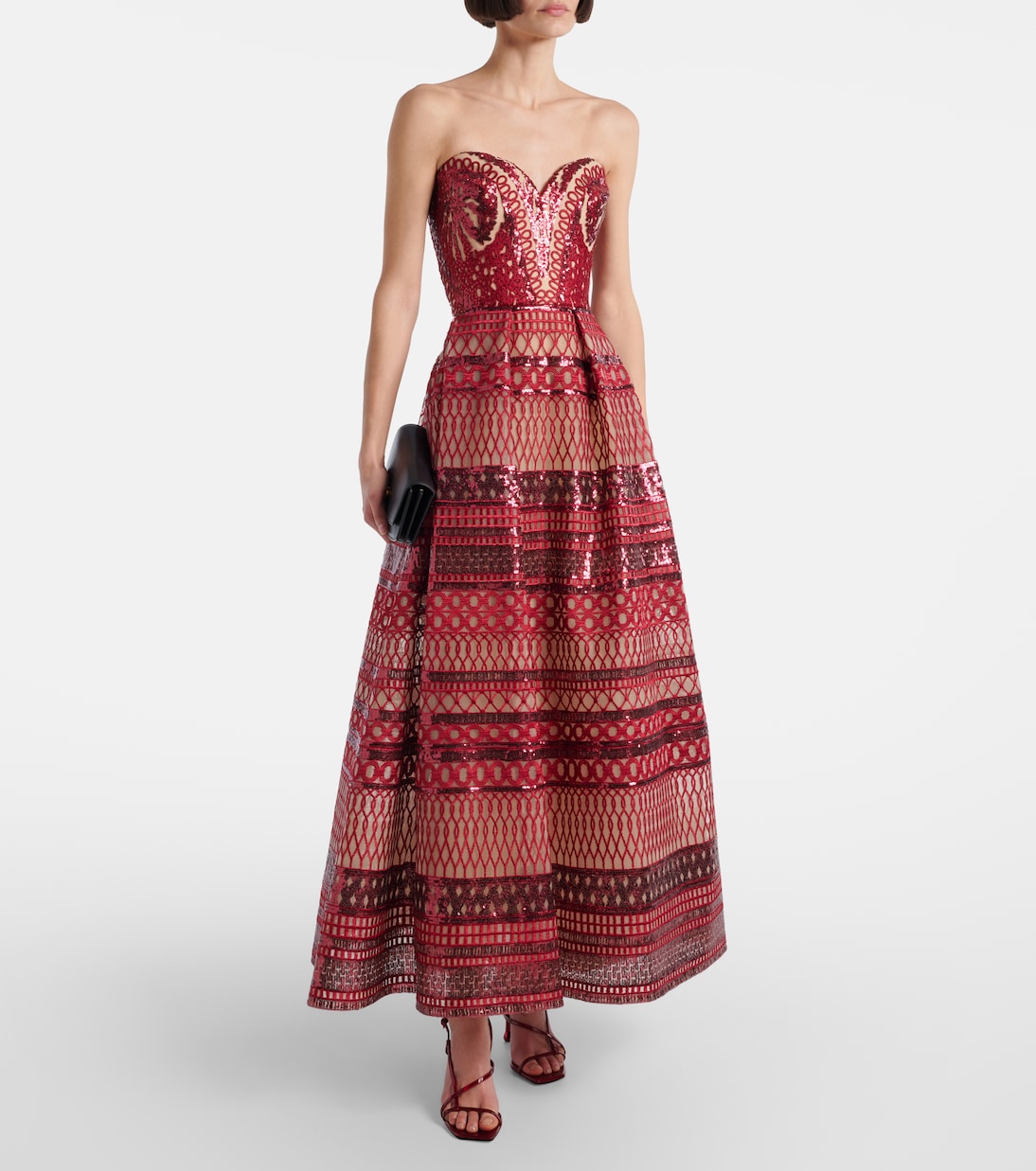 Sequined corset gown | Elie Saab