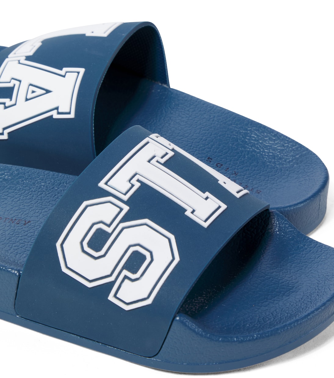 Faux leather slides | Stella McCartney Kids