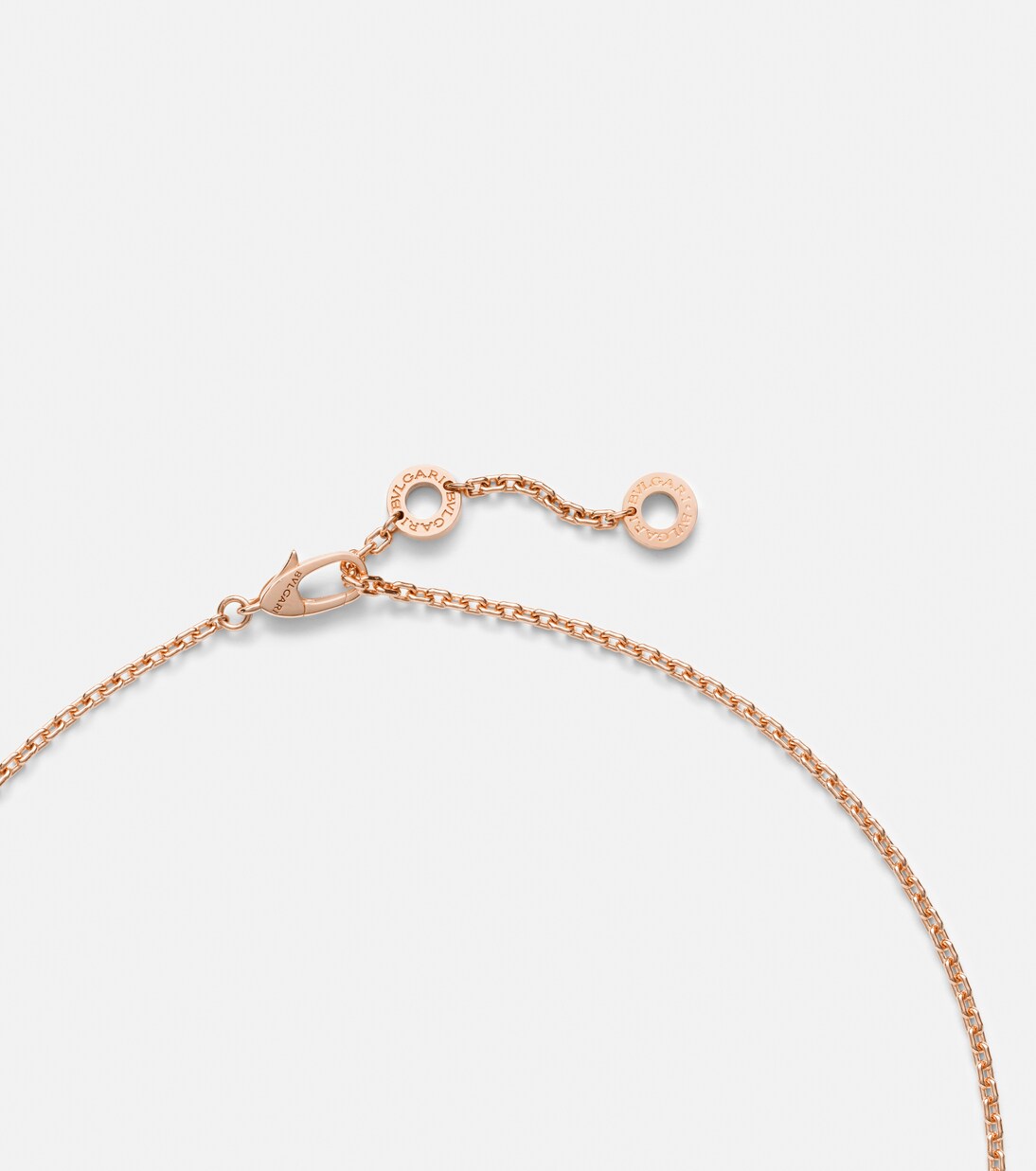 Serpenti Viper 18kt rose gold pendant necklace with diamonds | Bvlgari