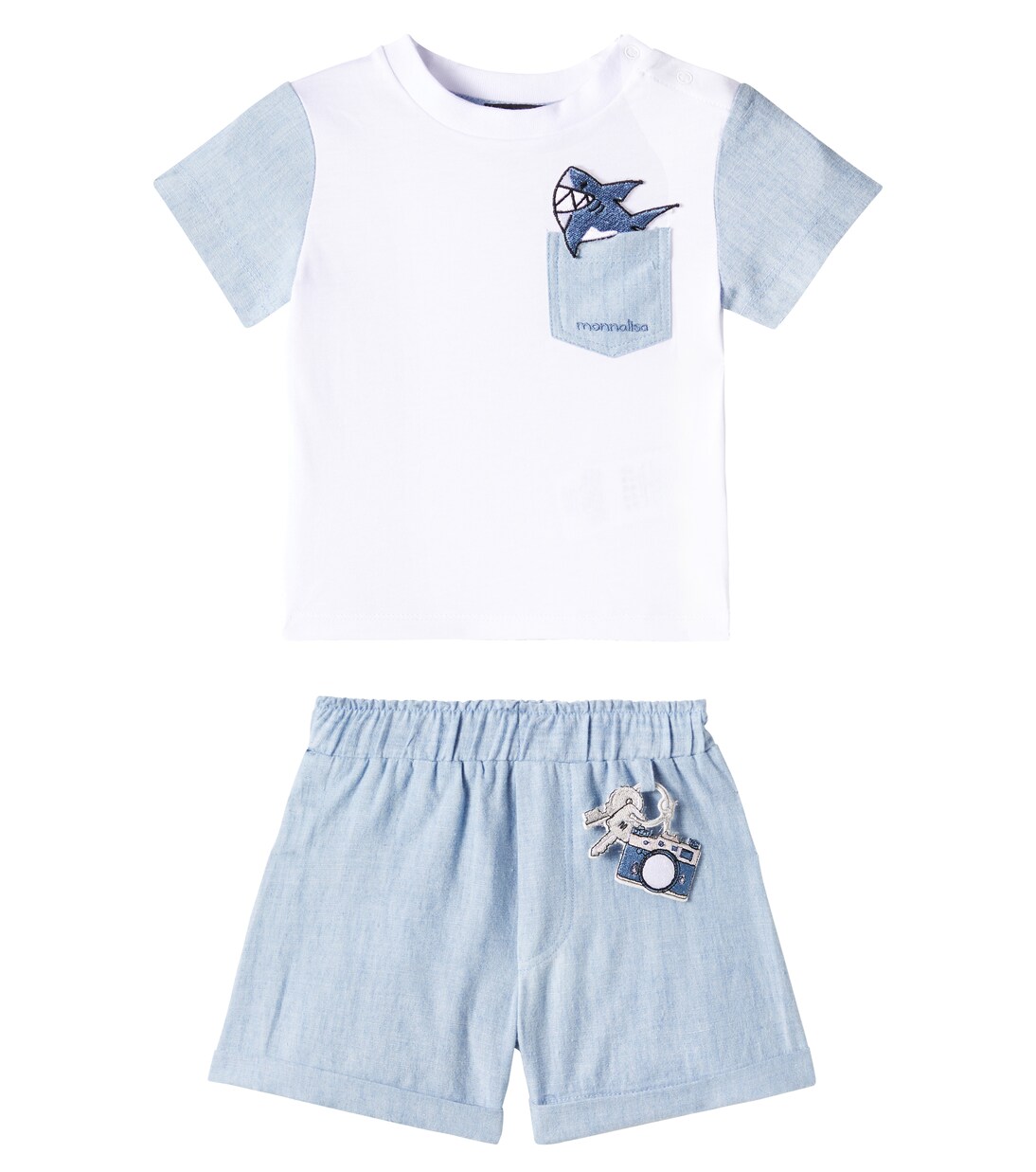 Ensemble t-shirt et legging en coton | Monnalisa