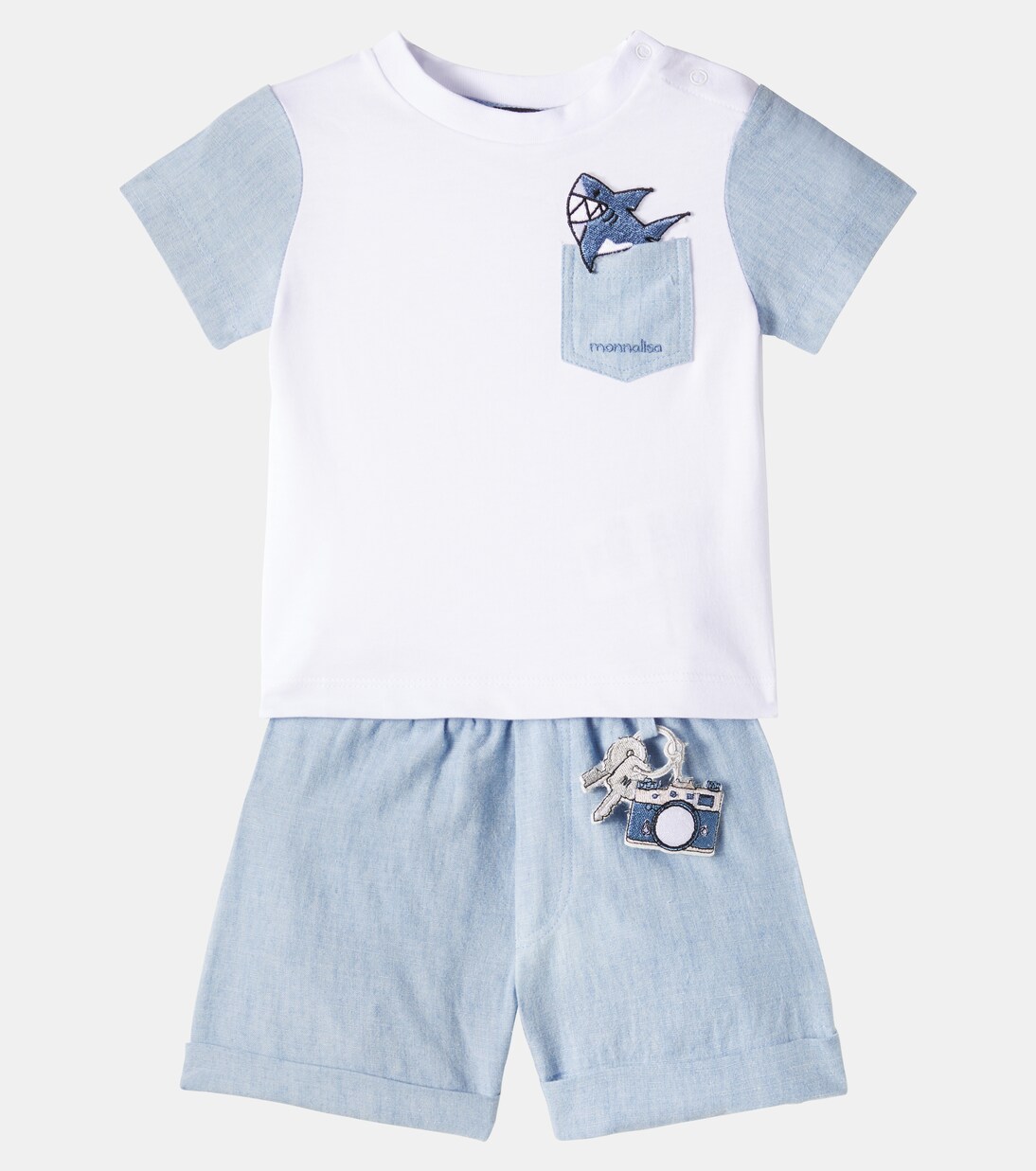 Ensemble t-shirt et legging en coton | Monnalisa