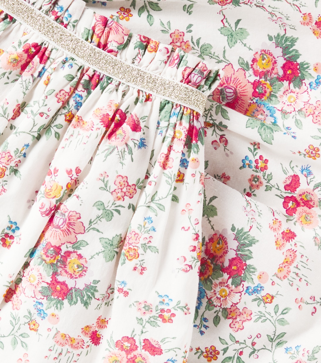 Jupe Cephee en coton à fleurs | Louise Misha