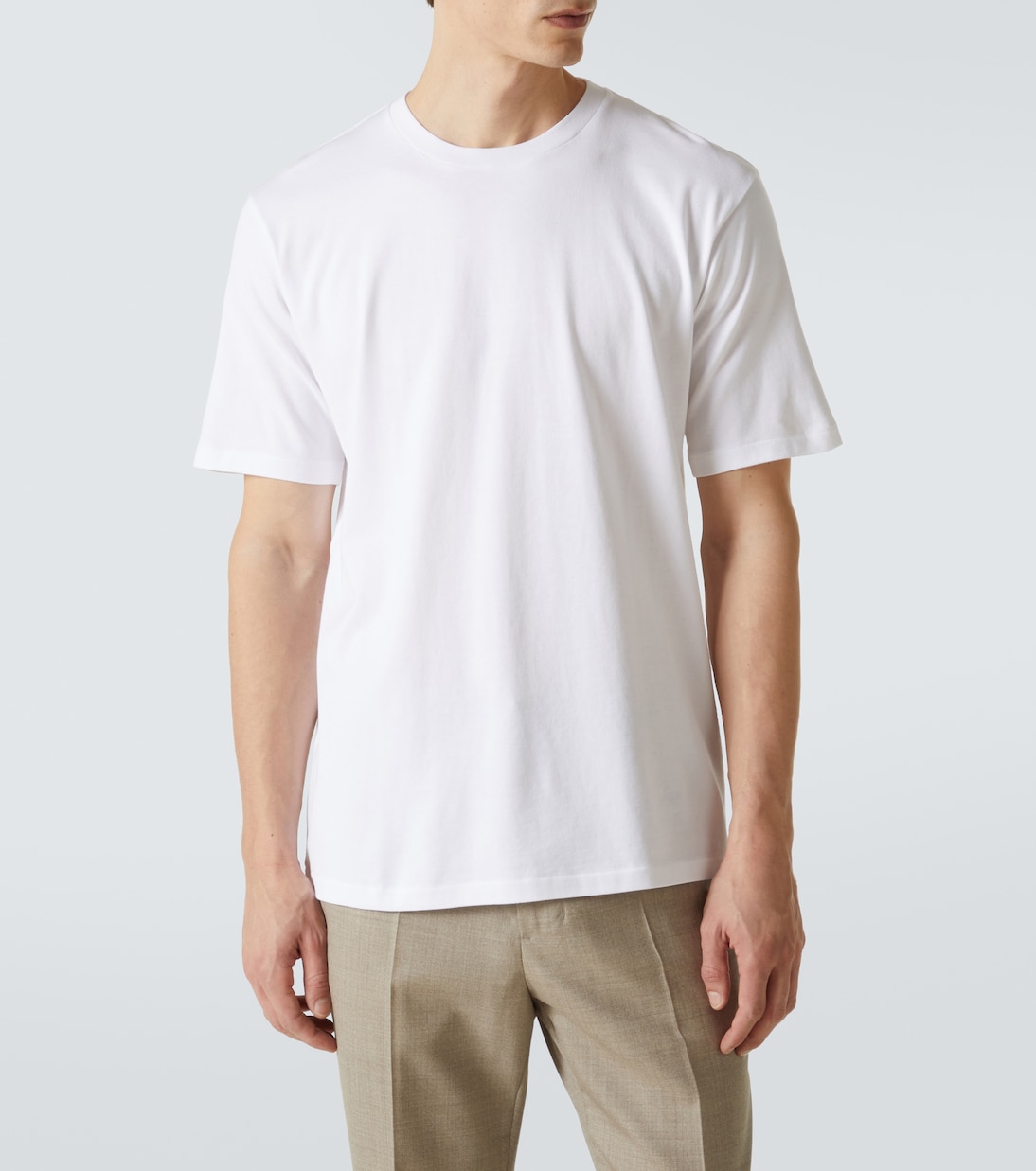 T-Shirt aus Baumwoll-Jersey | Auralee