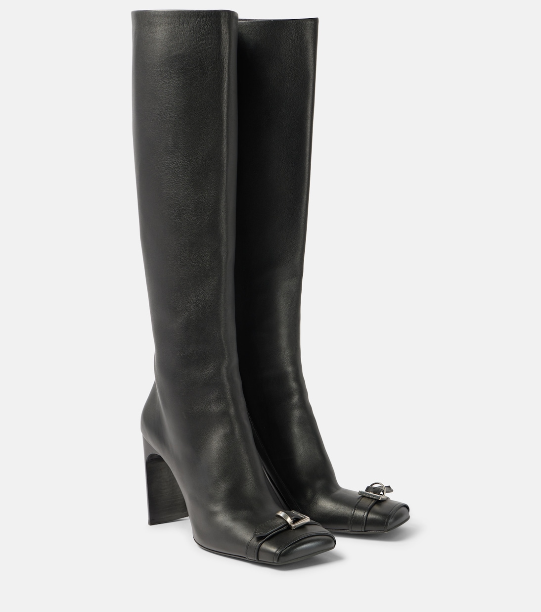 Bel Air 100 leather knee-high boots | Balenciaga