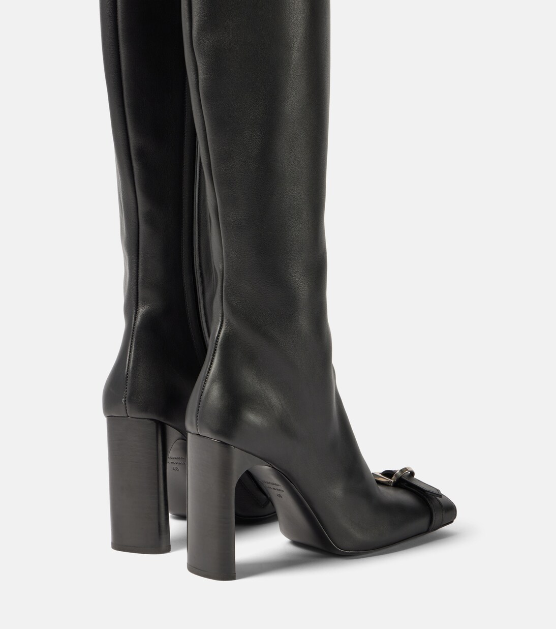 Bel Air 100 leather knee-high boots | Balenciaga