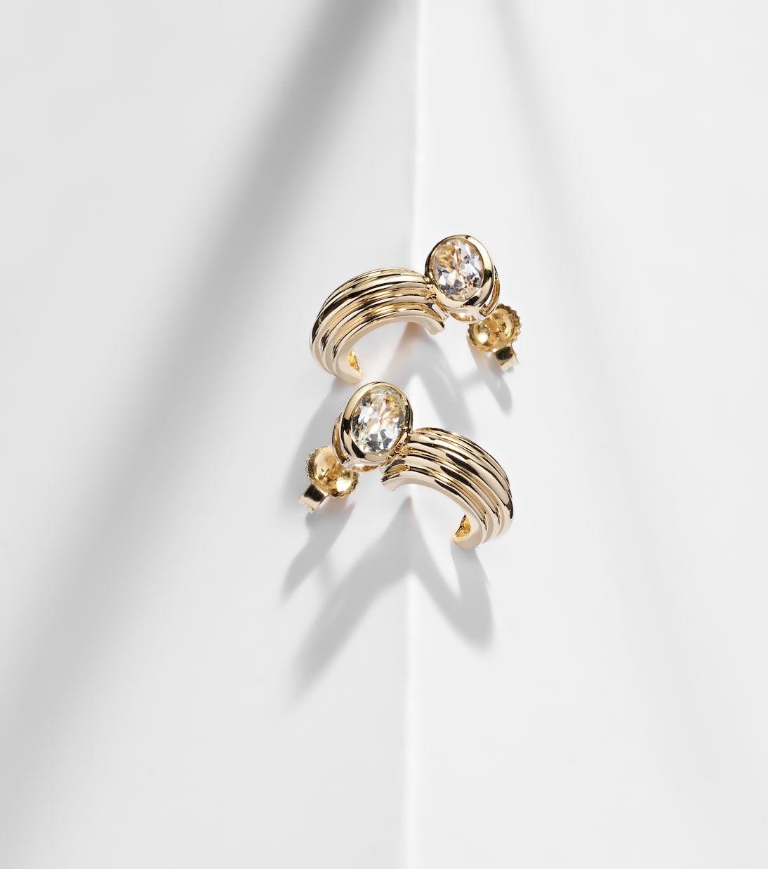 Boucles d’oreilles Pavillion en or 14 ct et topazes | Stone and Strand