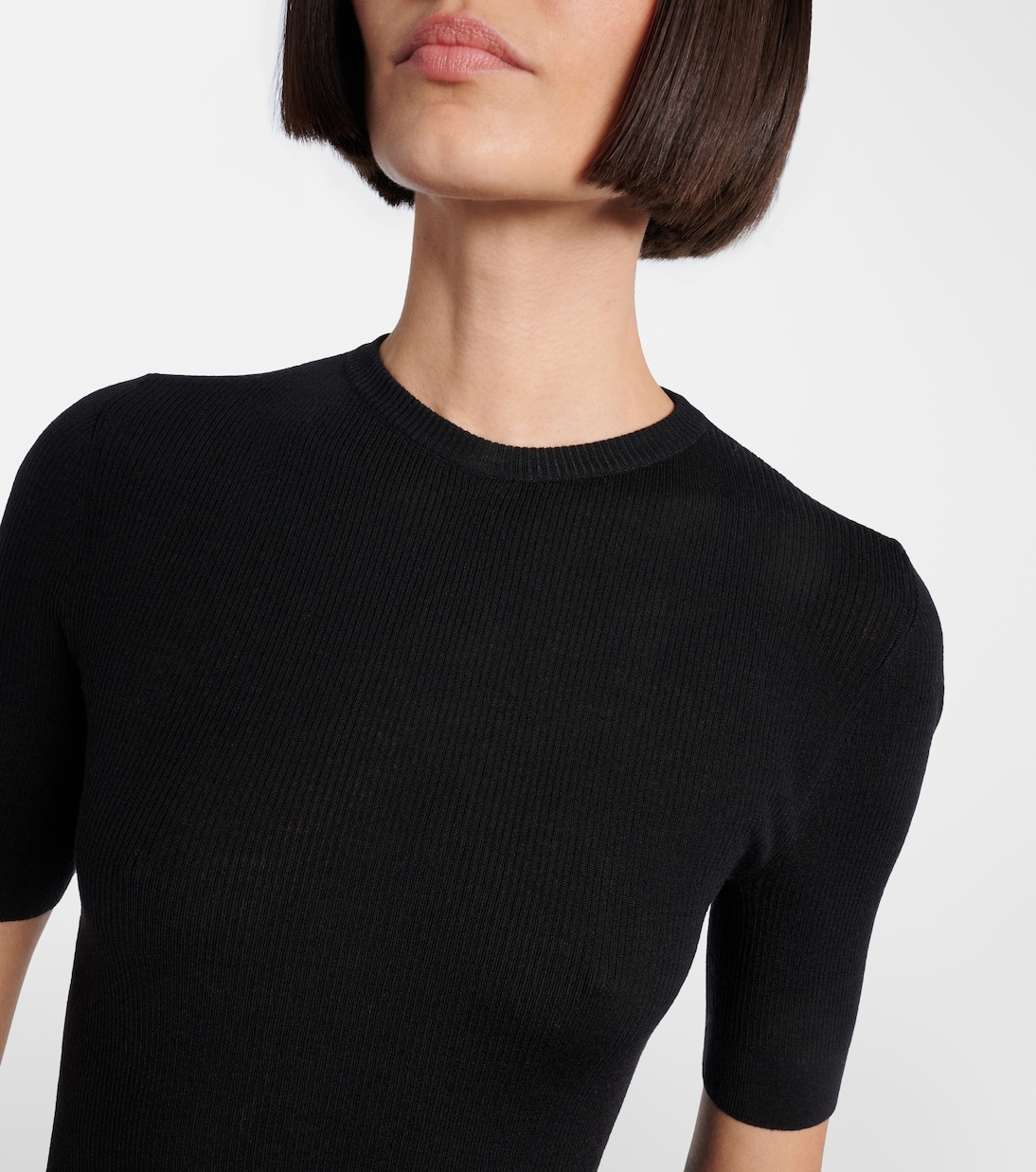Celina ribbed-knit wool-blend top | Khaite