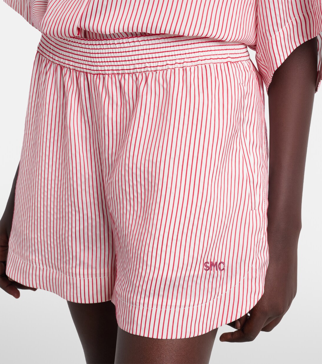 Striped silk shorts | Stella McCartney