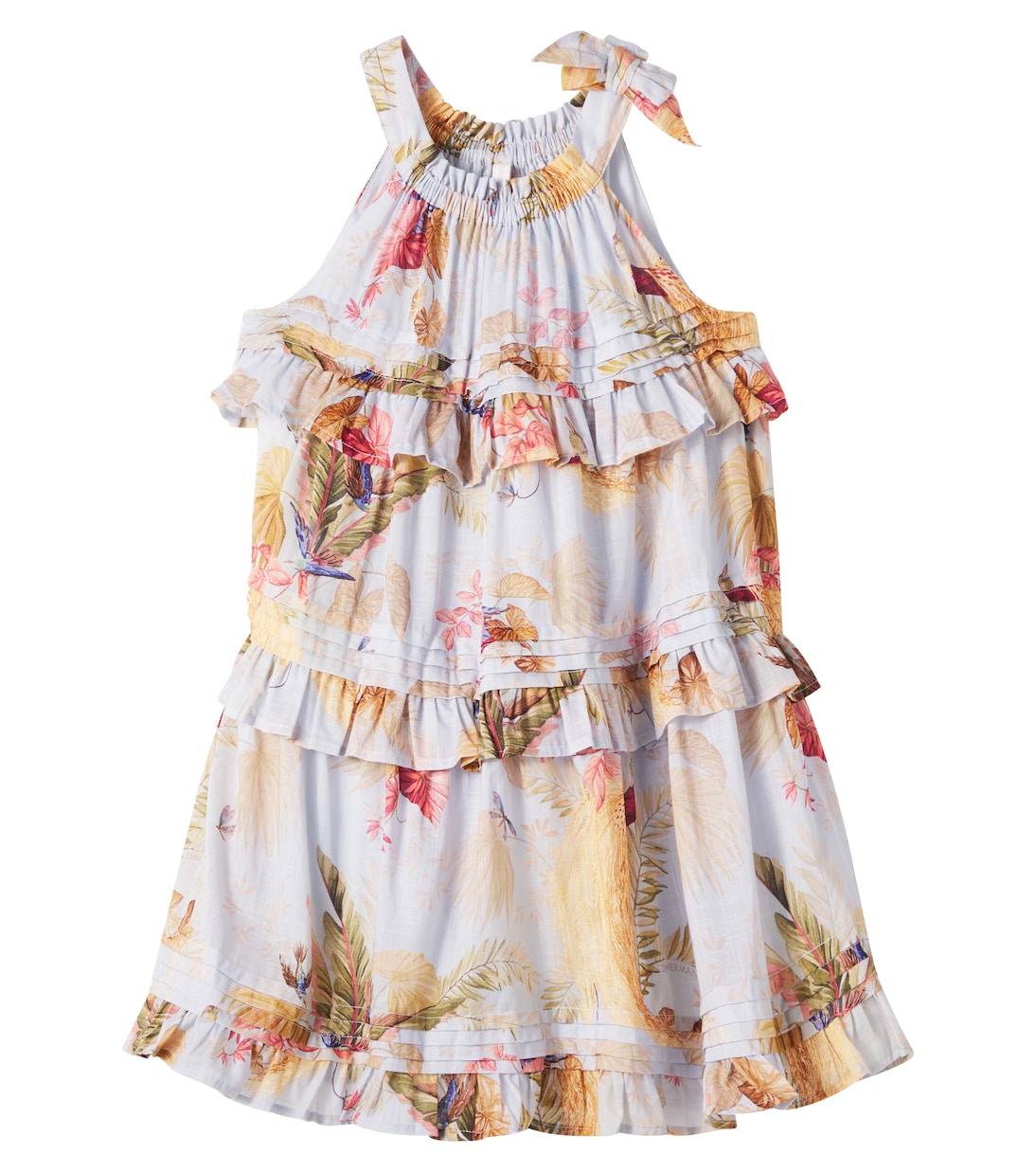 Rhiannon floral tiered cotton dress | Zimmermann Kids