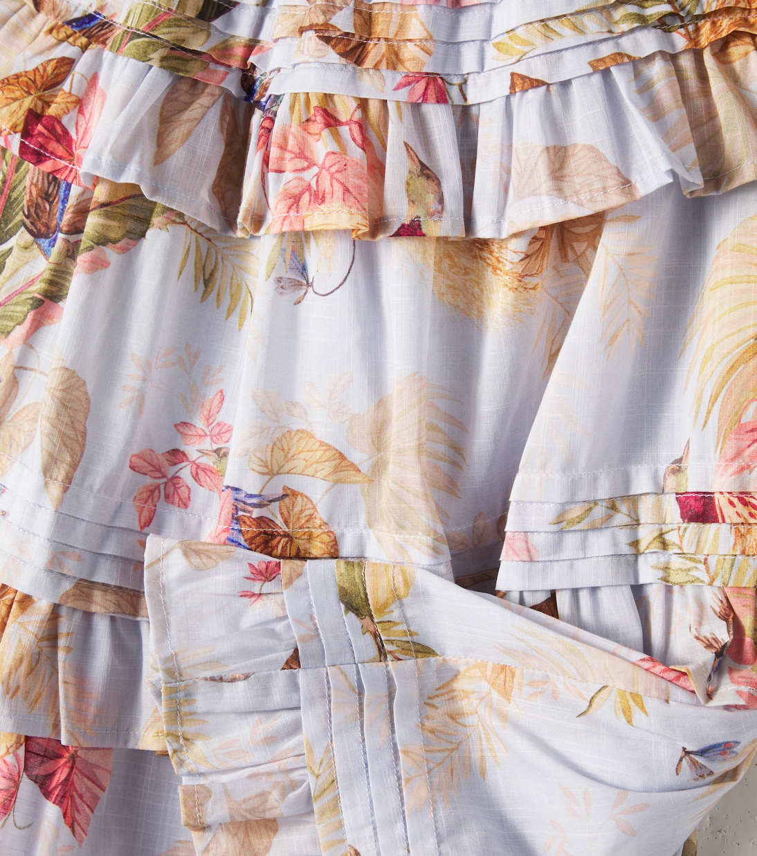 Rhiannon floral tiered cotton dress | Zimmermann Kids