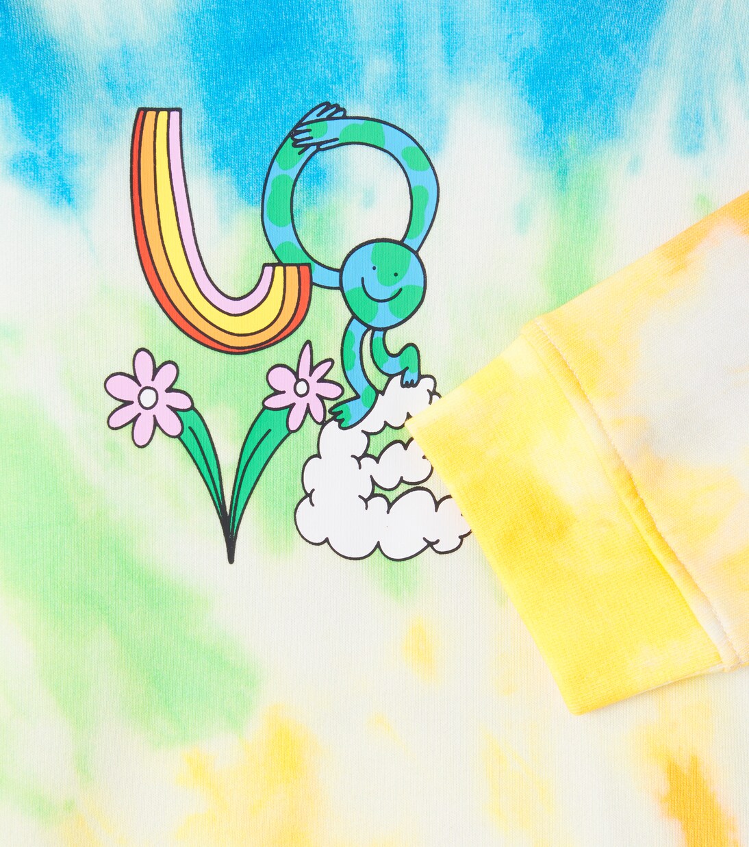 Tie-Dye cotton jersey hoodie | Stella McCartney Kids