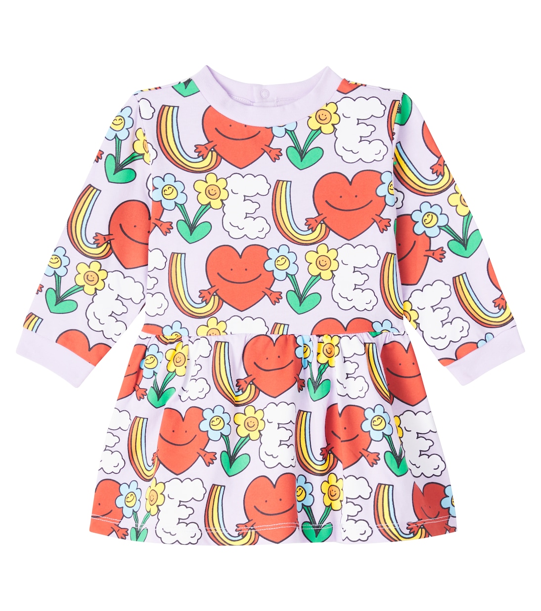 Bébé – Robe Rainbow Love en coton | Stella McCartney Kids