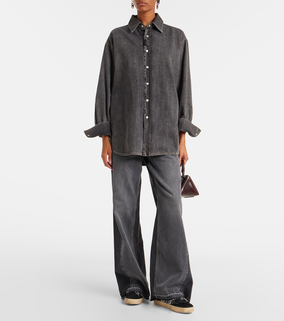 Sneakers Soul Star aus Leder mit Pailletten | Golden Goose