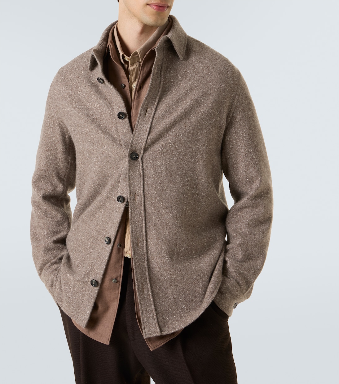 Surchemise en cachemire et soie | Zegna