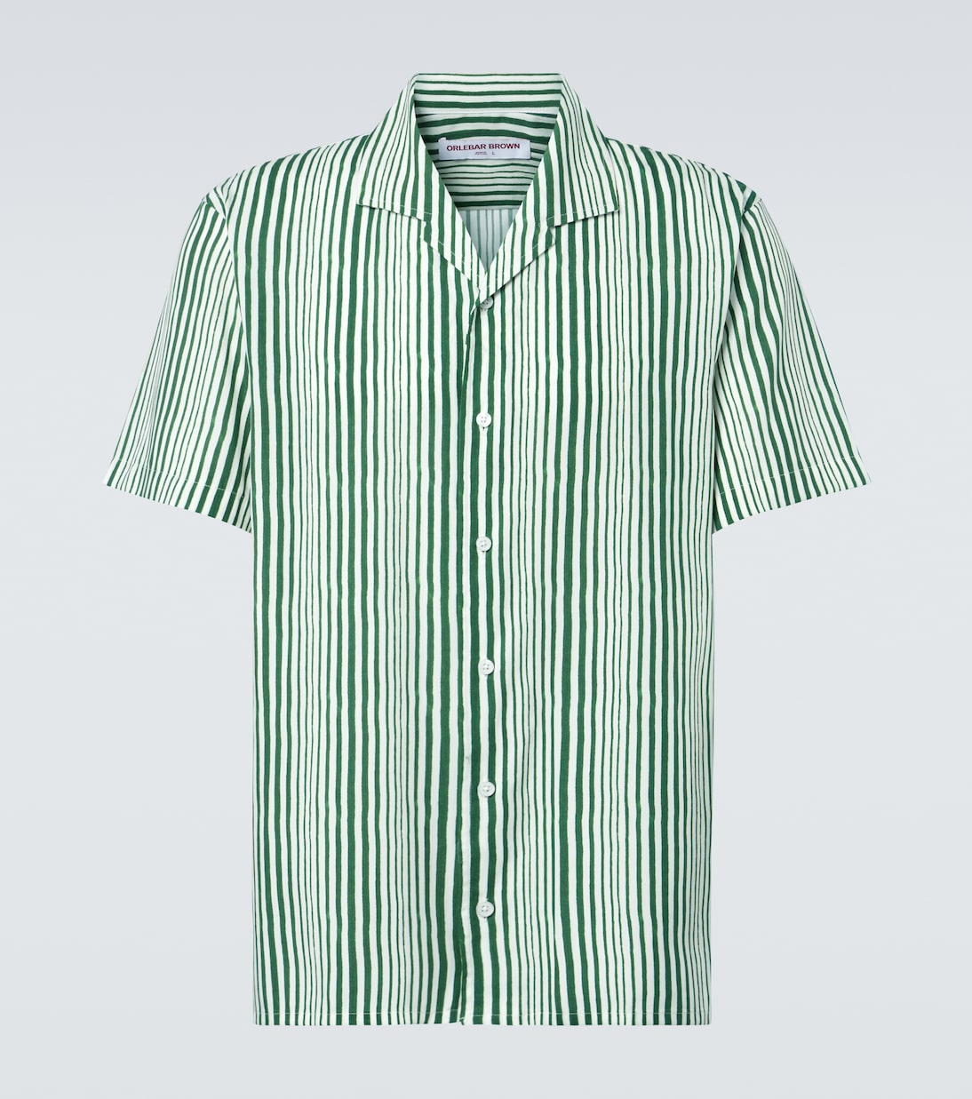Hibbert striped bowling shirt | Orlebar Brown