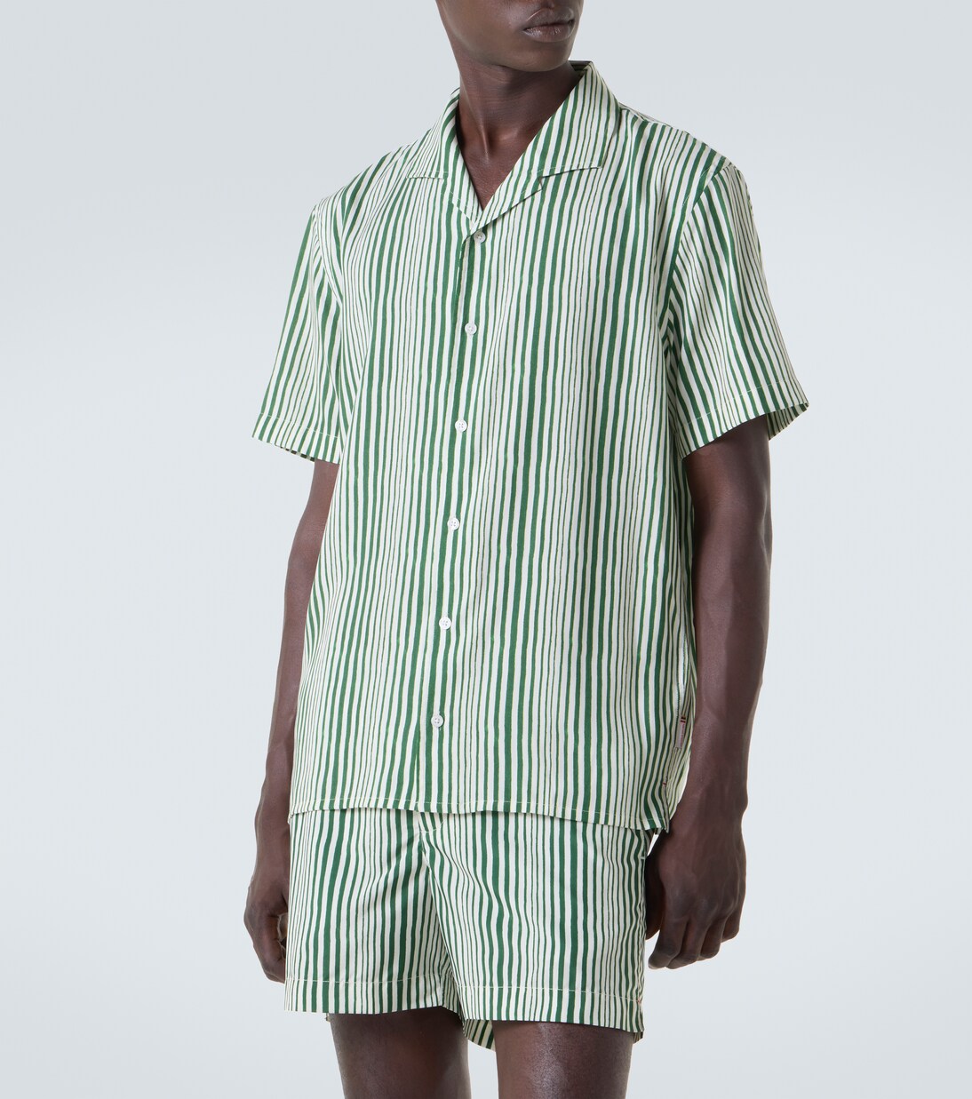 Hibbert striped bowling shirt | Orlebar Brown