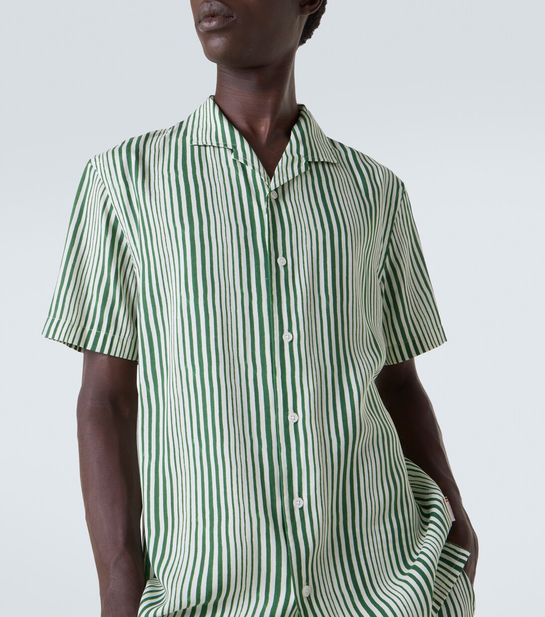 Hibbert striped bowling shirt | Orlebar Brown