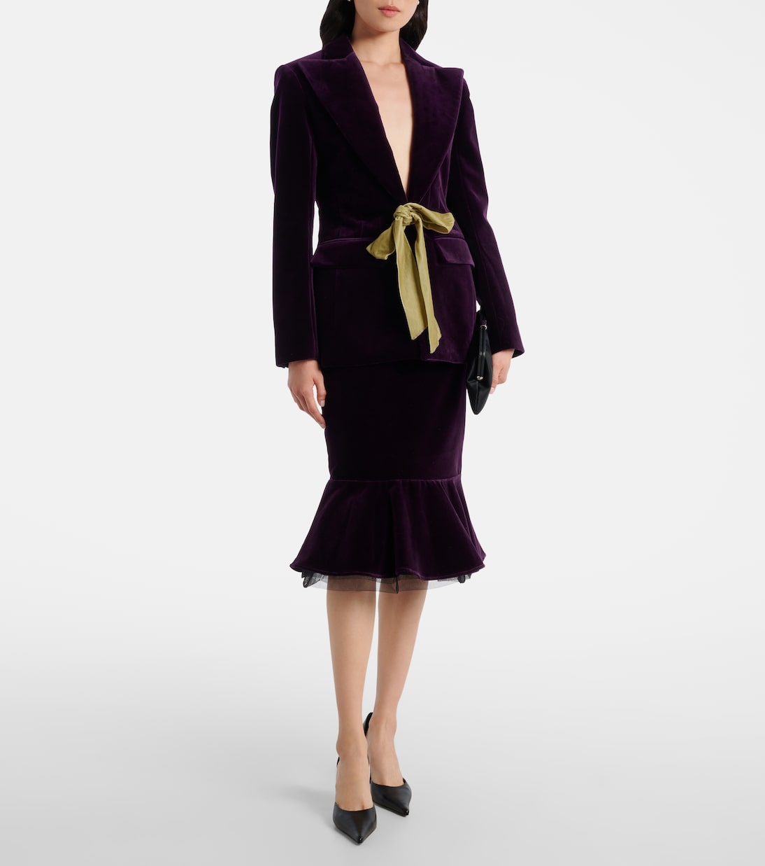 Cotton velvet blazer | Nina Ricci