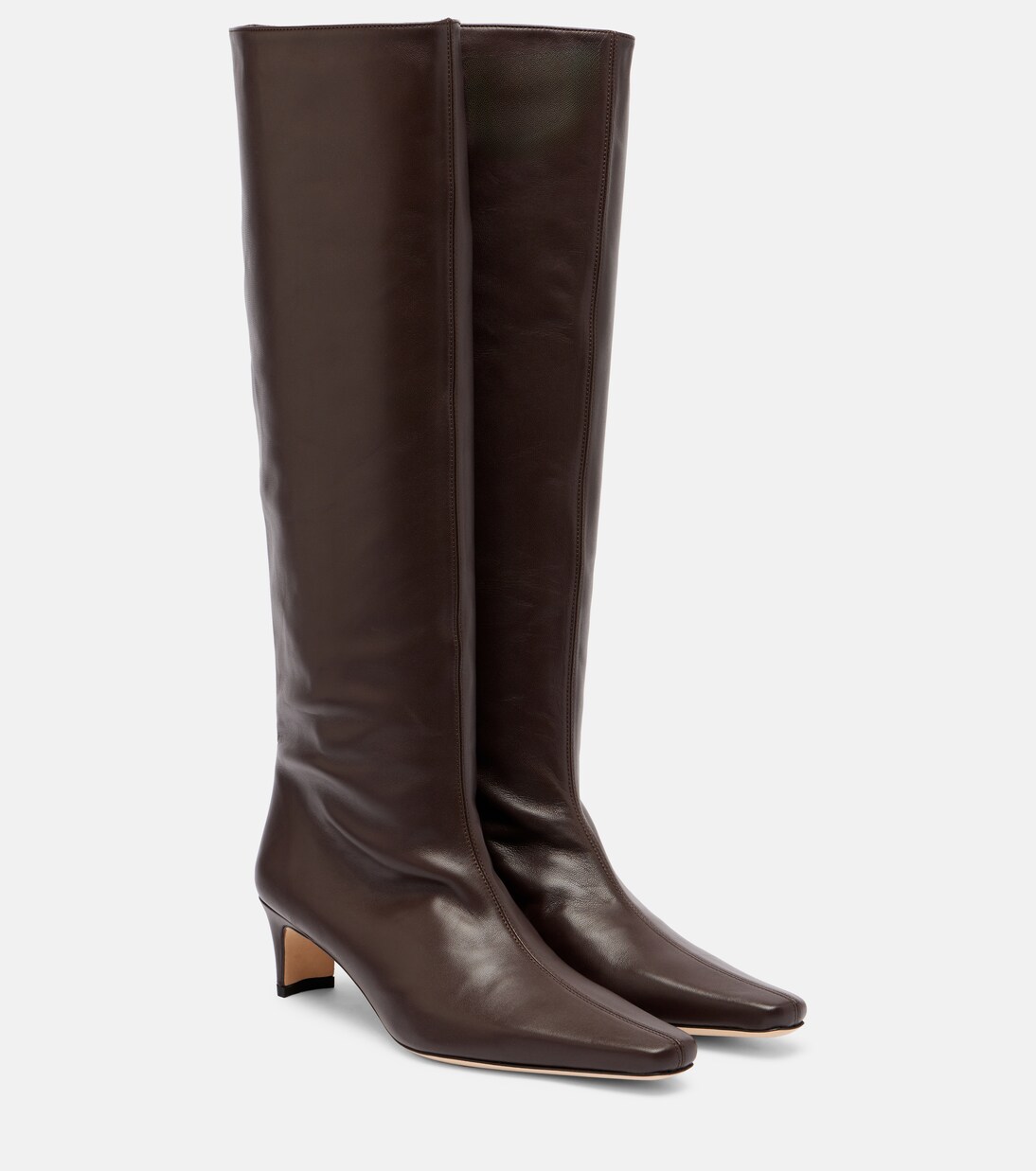 Wally 55 leather knee-high boots | Staud