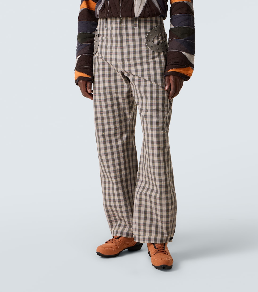 Fitz cotton-blend wide-leg pants | Kiko Kostadinov