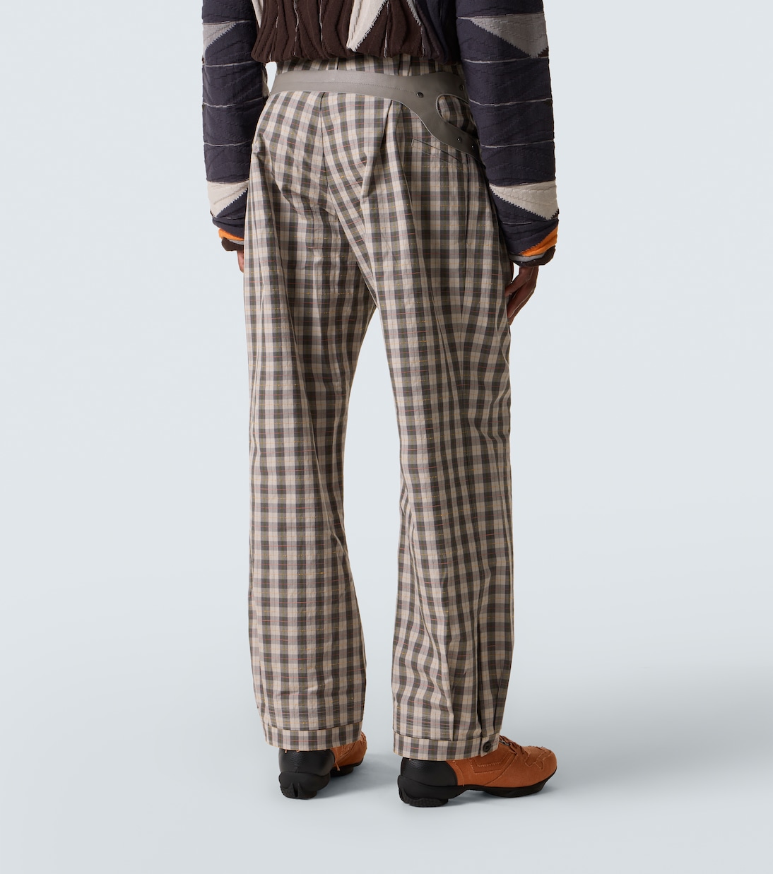 Fitz cotton-blend wide-leg pants | Kiko Kostadinov