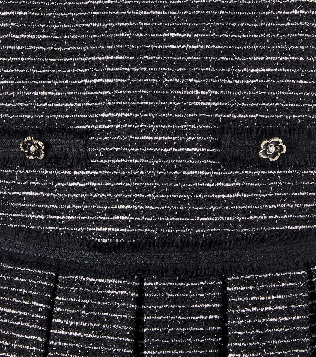 Pleated tweed dress | Patachou