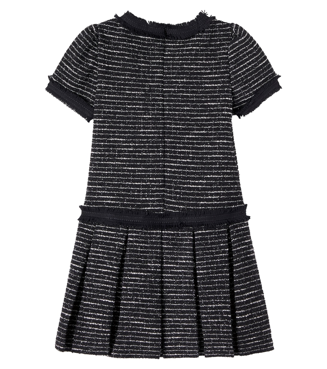 Pleated tweed dress | Patachou