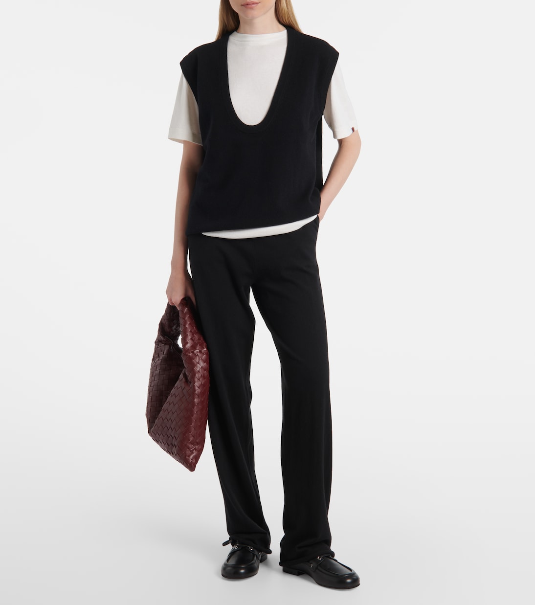 Pull sans manches N°423 Lord en cachemire mélangé | Extreme Cashmere