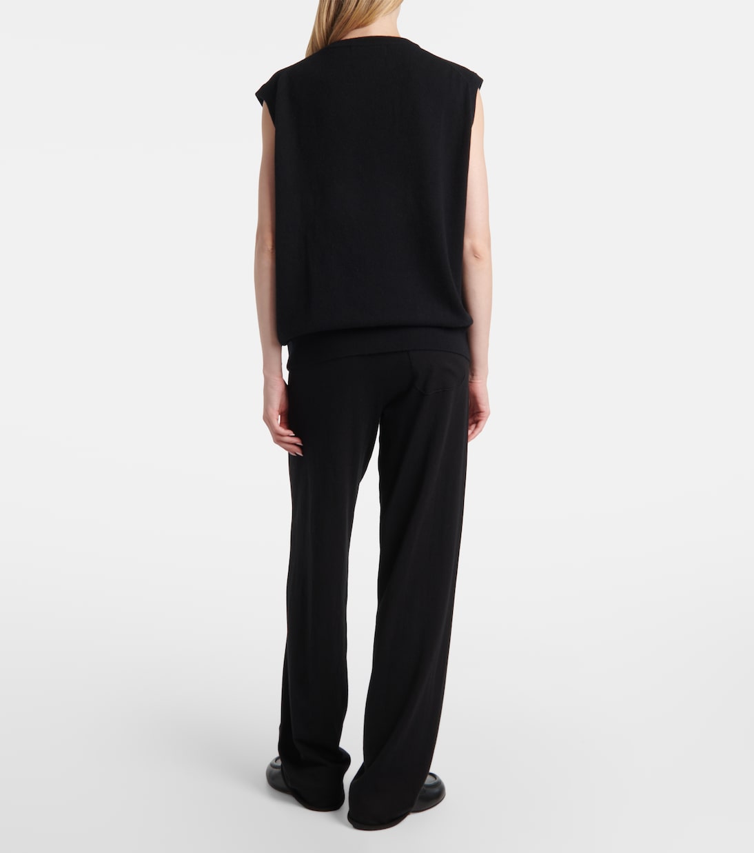 Pull sans manches N°423 Lord en cachemire mélangé | Extreme Cashmere