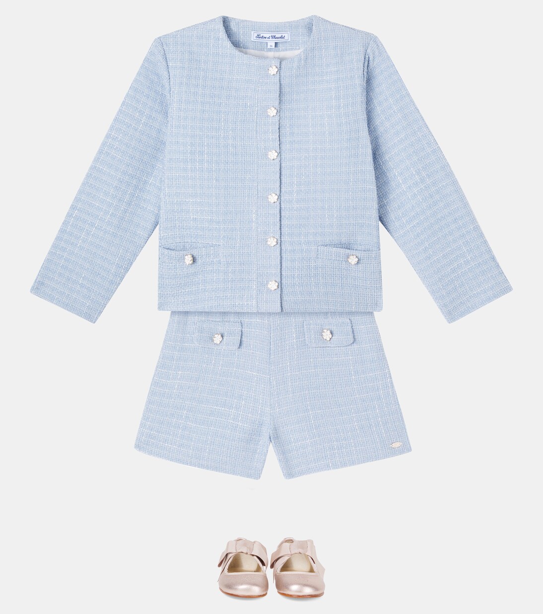 Tweed shorts | Tartine et Chocolat